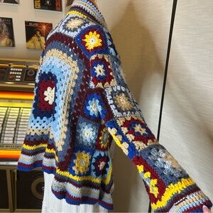 Colorful Crochet Women's Cardigan